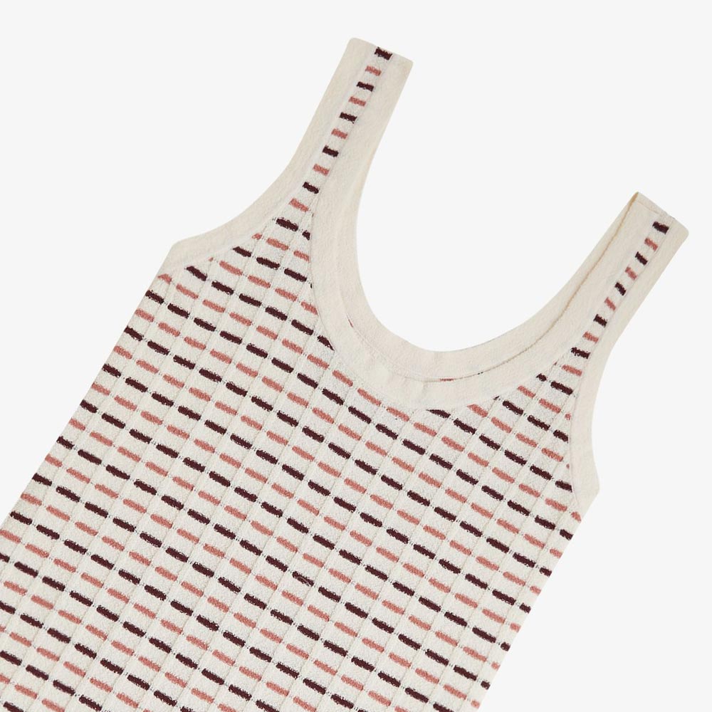 프레드페리 우먼스 부클 니트 드레스 실키피치(Fred Perry Womens Boucle Knitted Dress Silky Peach) - 4