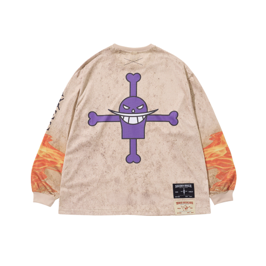TRA2TLU102ASD True Religion x One Piece Hiken No Mesh Long Sleeve Sand