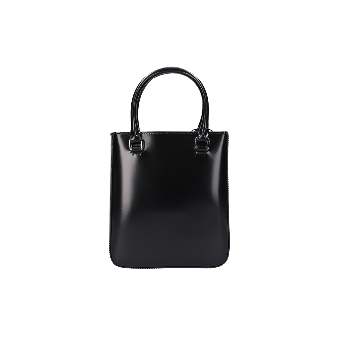1BA331 [A등급] Prada Vintage Small Tote Bag in Brushed Leather in Black - #3