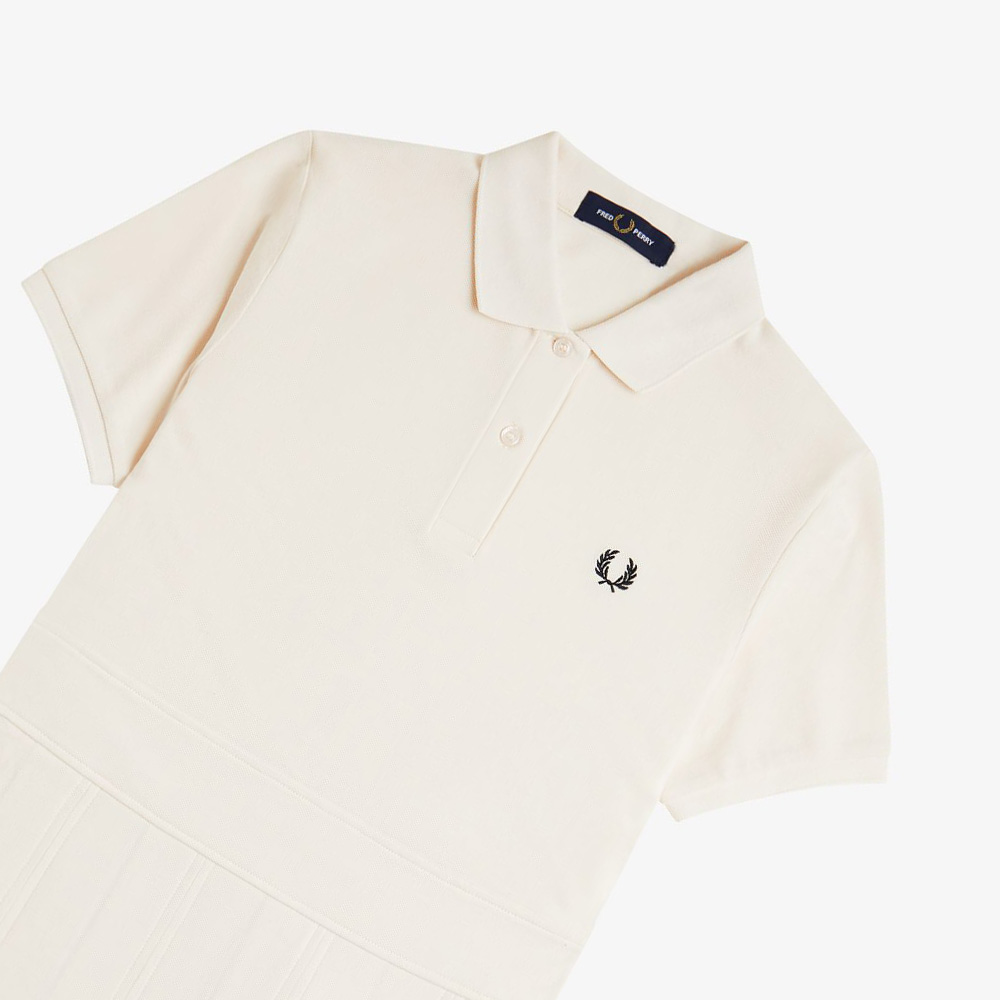 프레드페리 우먼스 플리츠 테니스 드레스 실키피치(Fred Perry Womens Pleated Tennis Dress Silky Peach) - 3