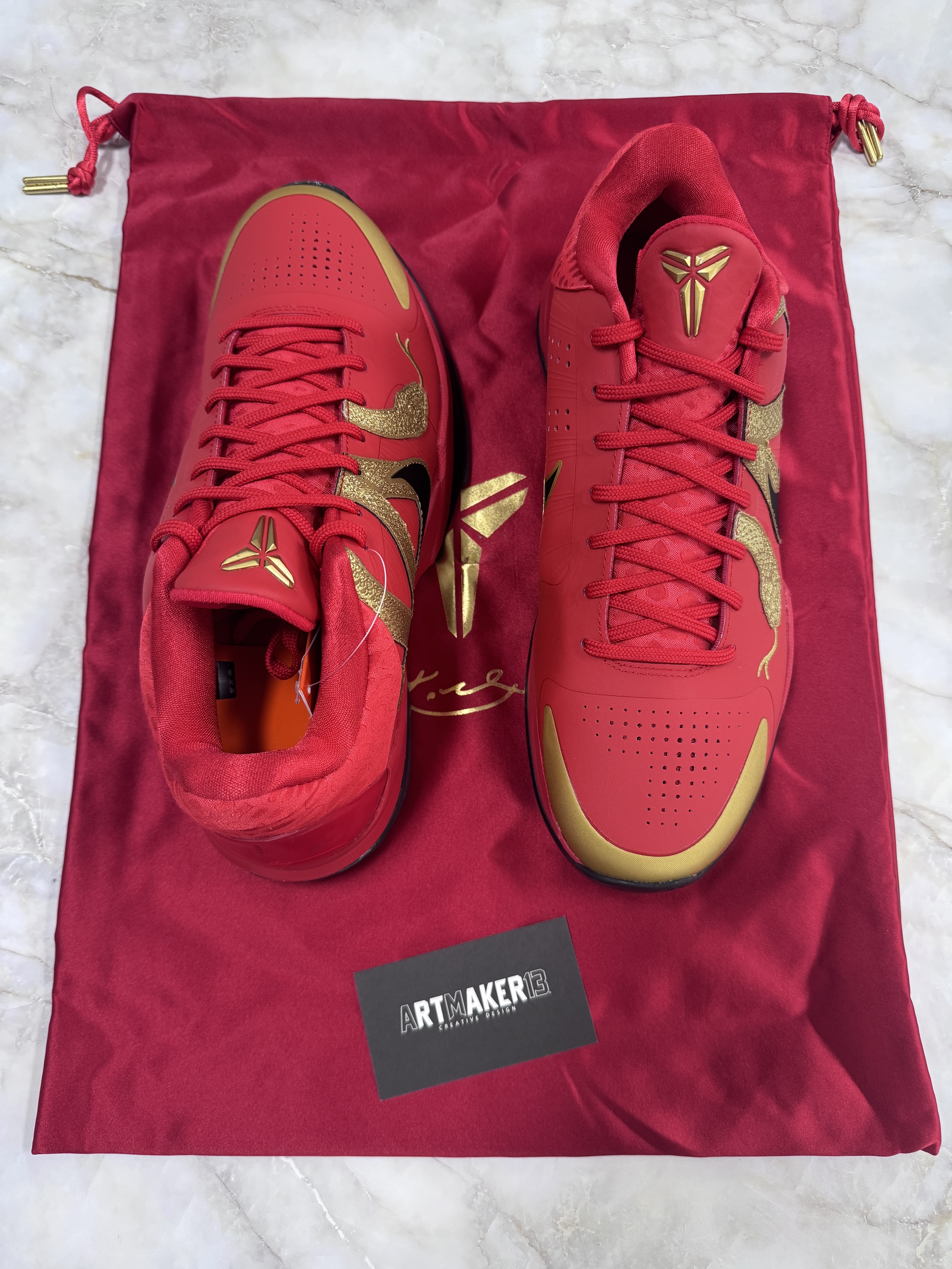 Nike Kobe 5 Protro Year of the Mamba University Red 착용 스타일 - 5