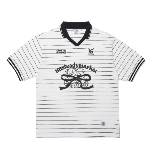 USM202402 Unsteadymarket Oversized Polo T White