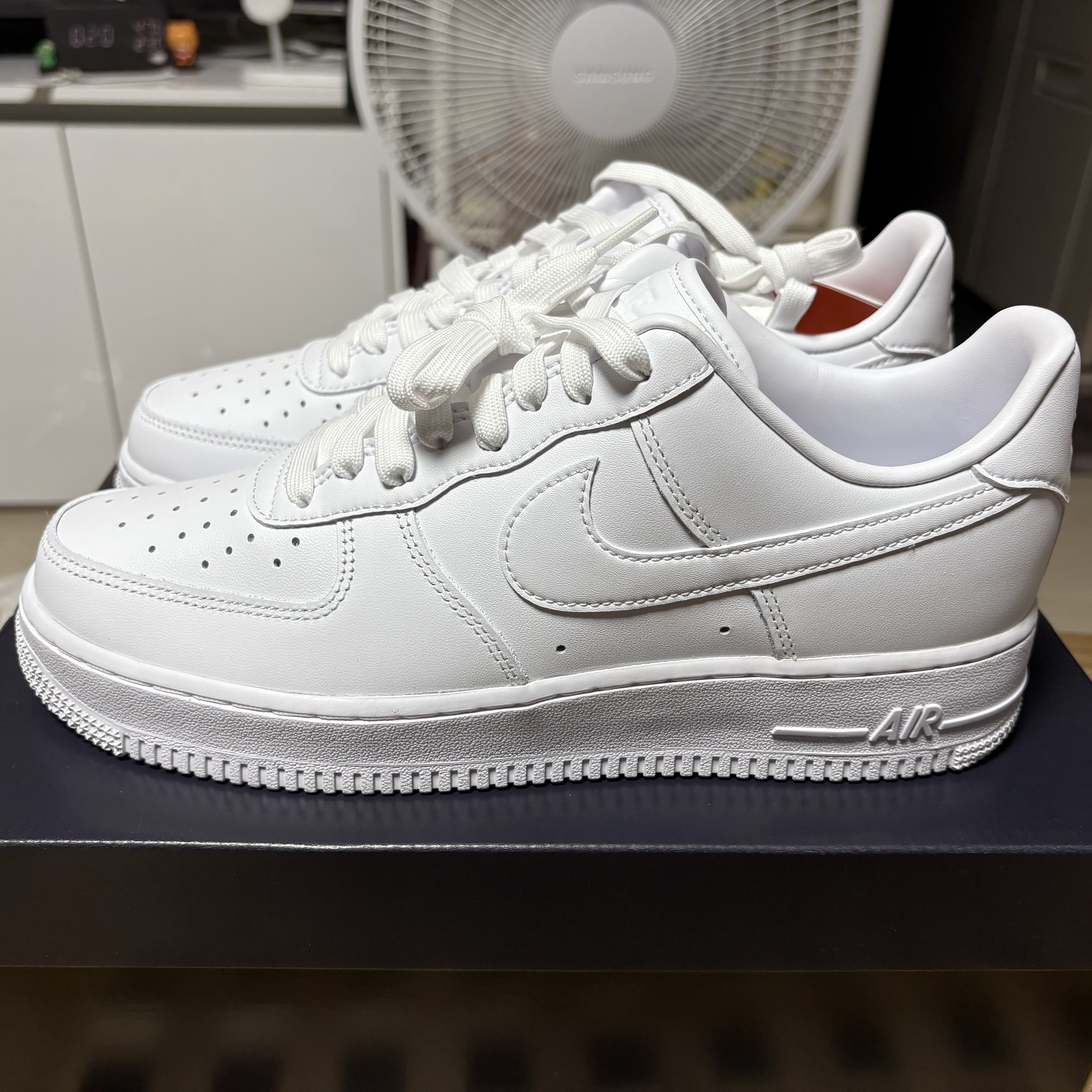 Nike Air Force 1 '07 Fresh White 착용 스타일 - 1