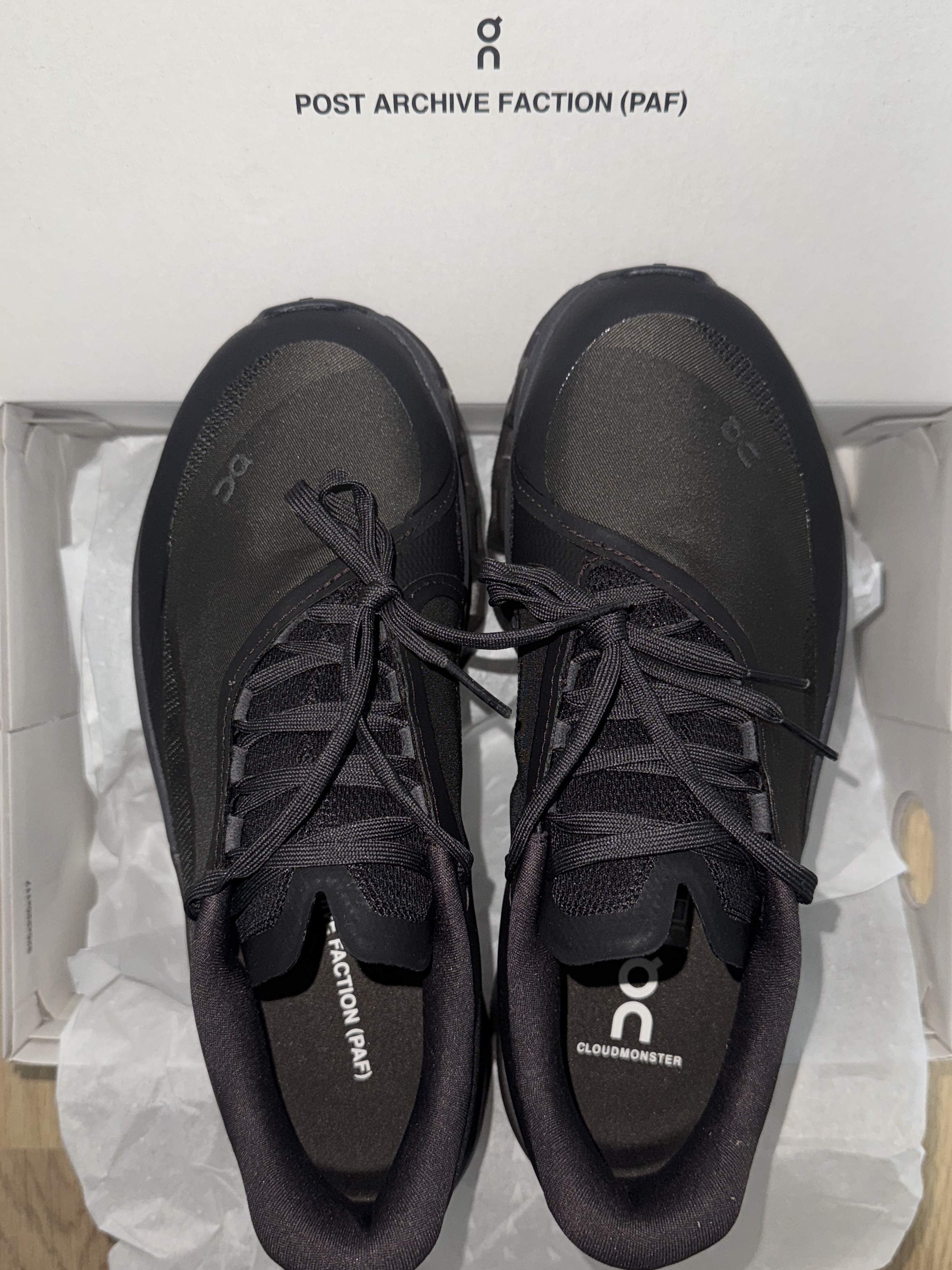 On Running x Post Archive Faction (Paf) Cloudmonster 2 Thorn Brown 착용 스타일 - 1