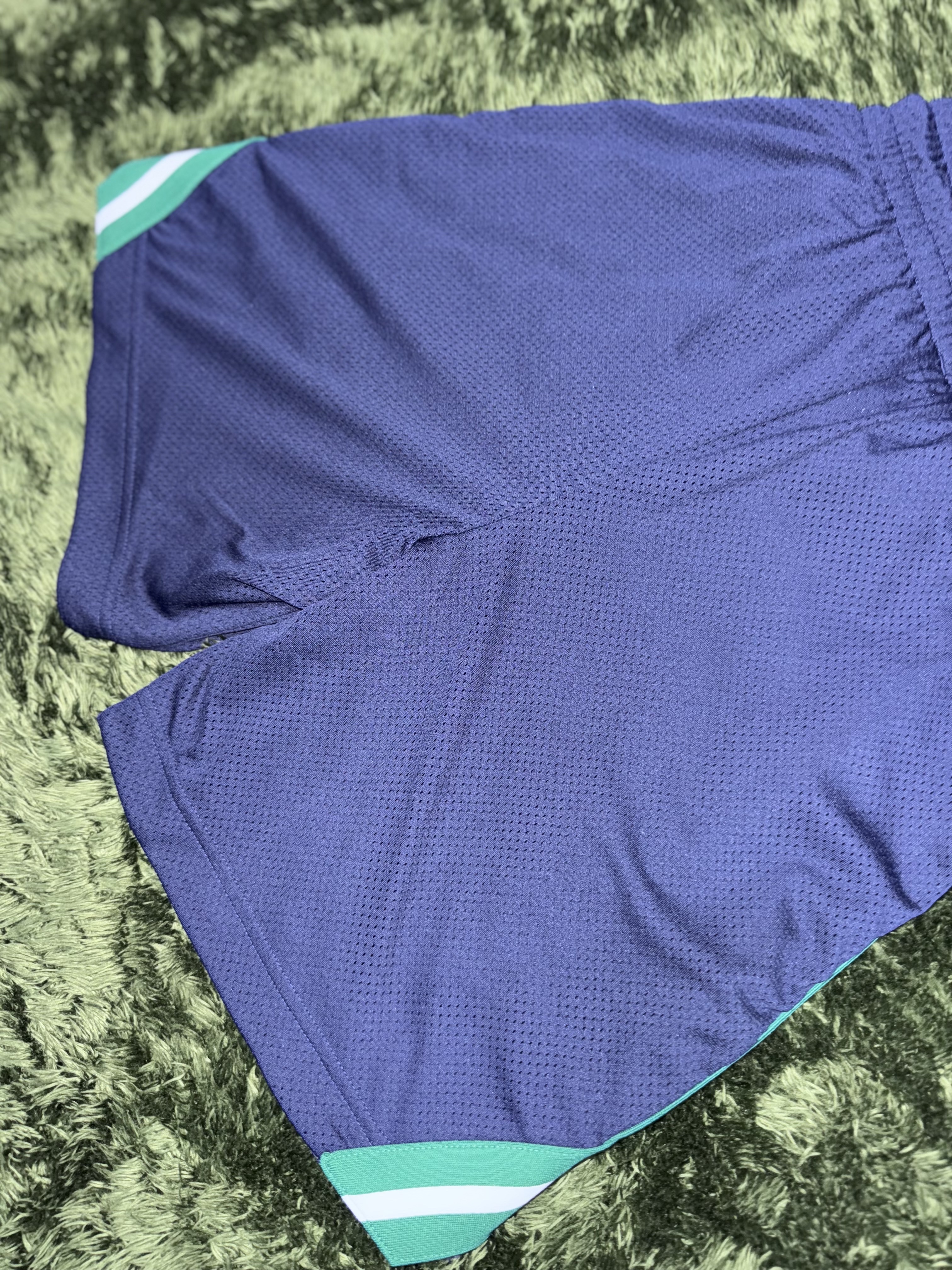 Puma x Noah Lacrosse Shorts Navy 착용 스타일 - 8