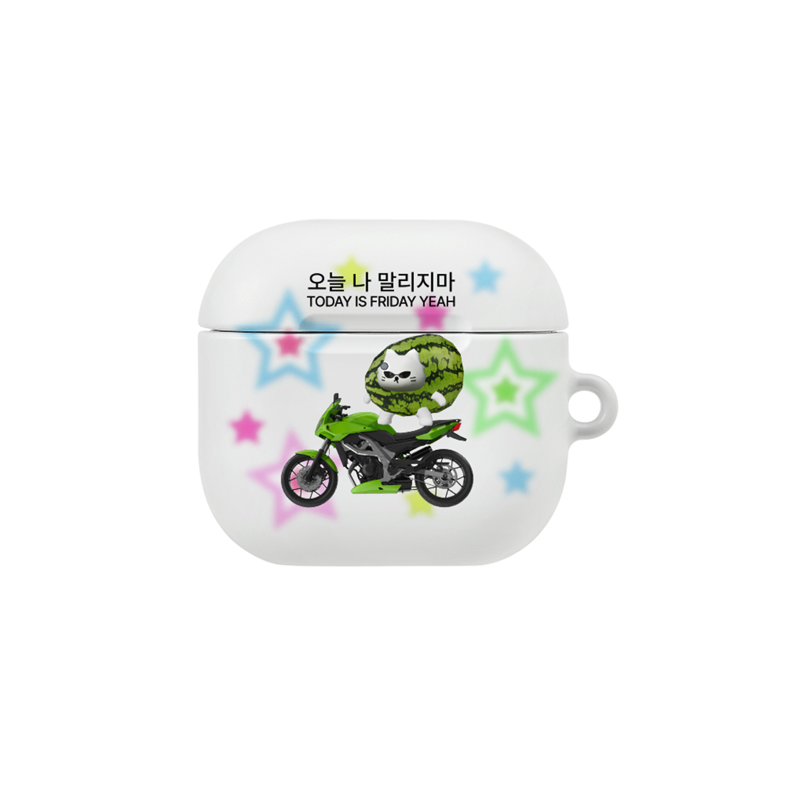 [어프어프 X 김씨네 과일]오늘 나 말리지마 (에어팟-하드)([EARPEARP X KIMS FRUITS] Don’t hold me back today AirPods Hard Case) - 1