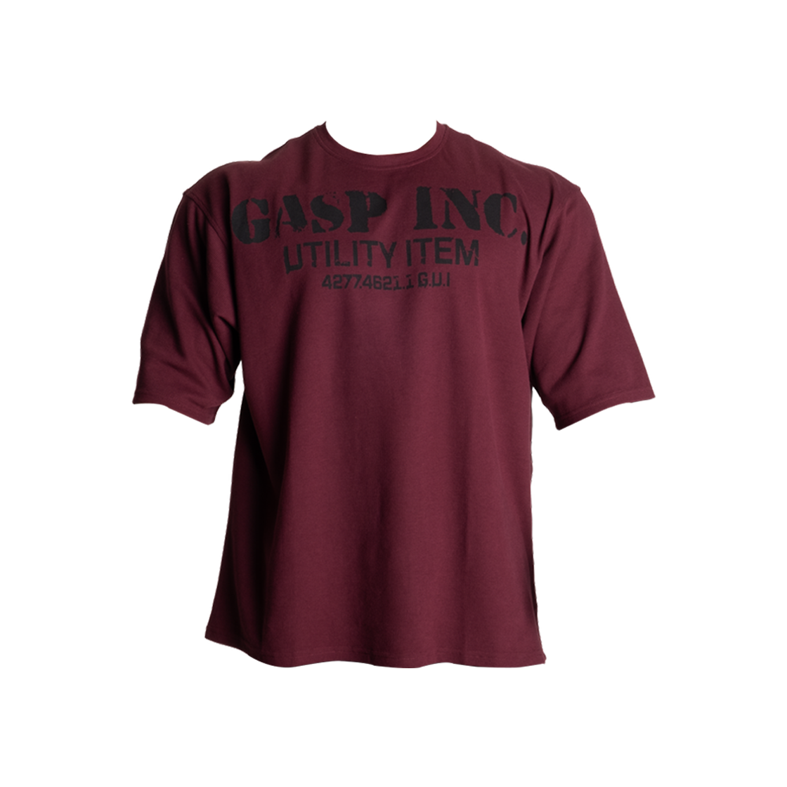 가스프 아이언 써멀 티셔츠 마룬(Gasp Iron Thermal T-Shirt Maroon)