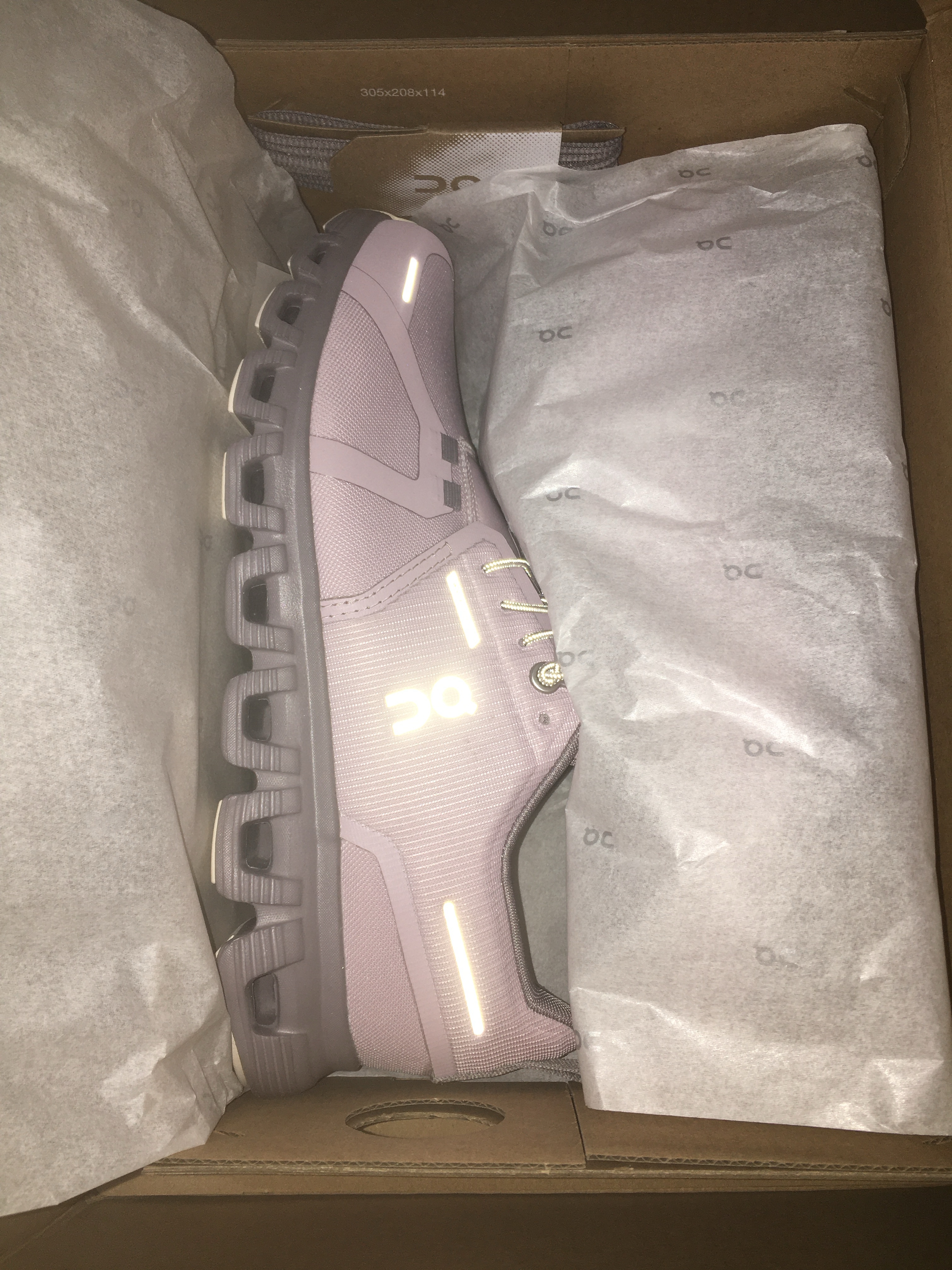 (W) On Running Cloud 6 WP Mauve Zinc 착용 스타일 - 1