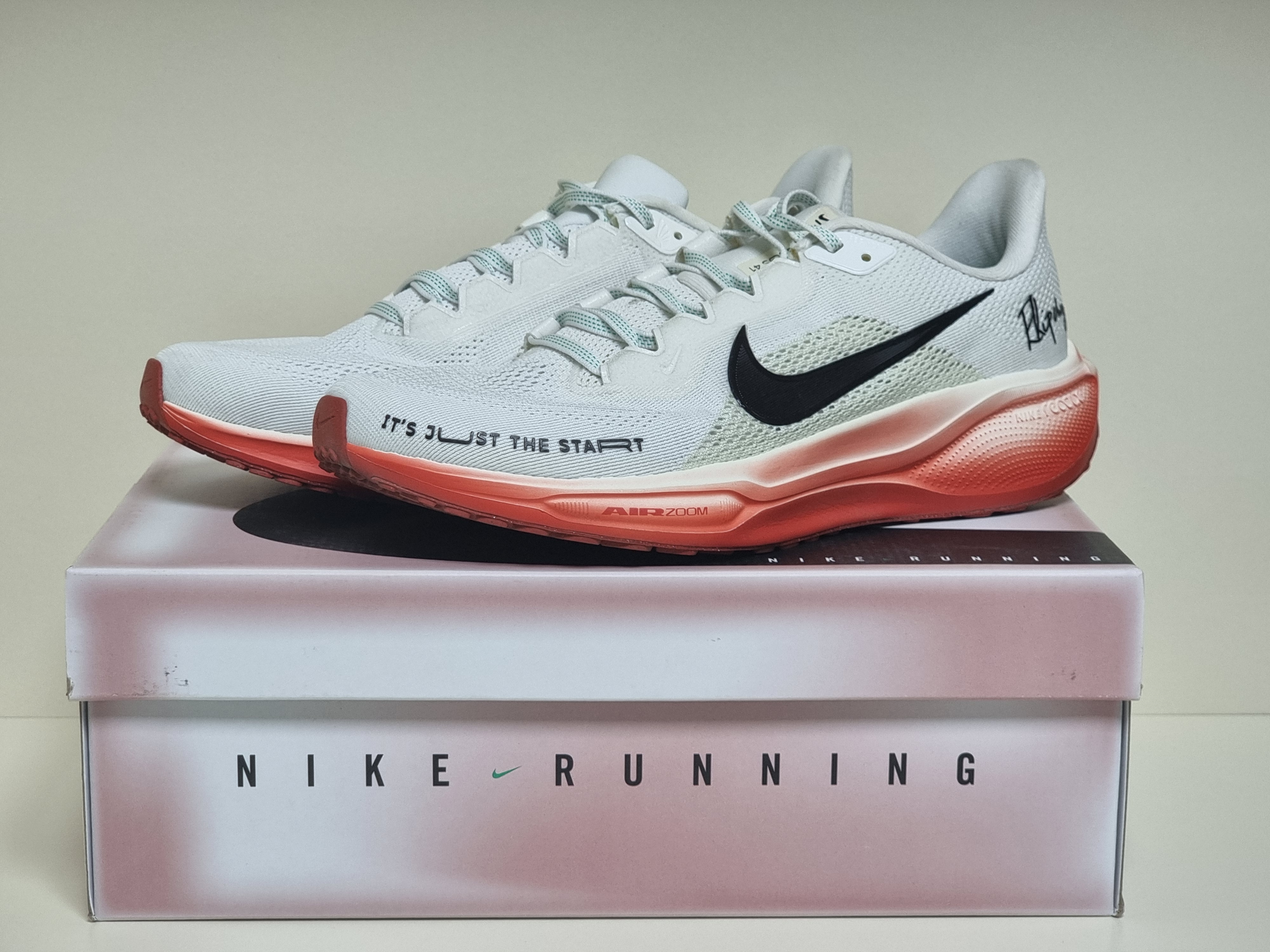 Nike Pegasus 41 Eliud Kipchoge 착용 스타일 - 1
