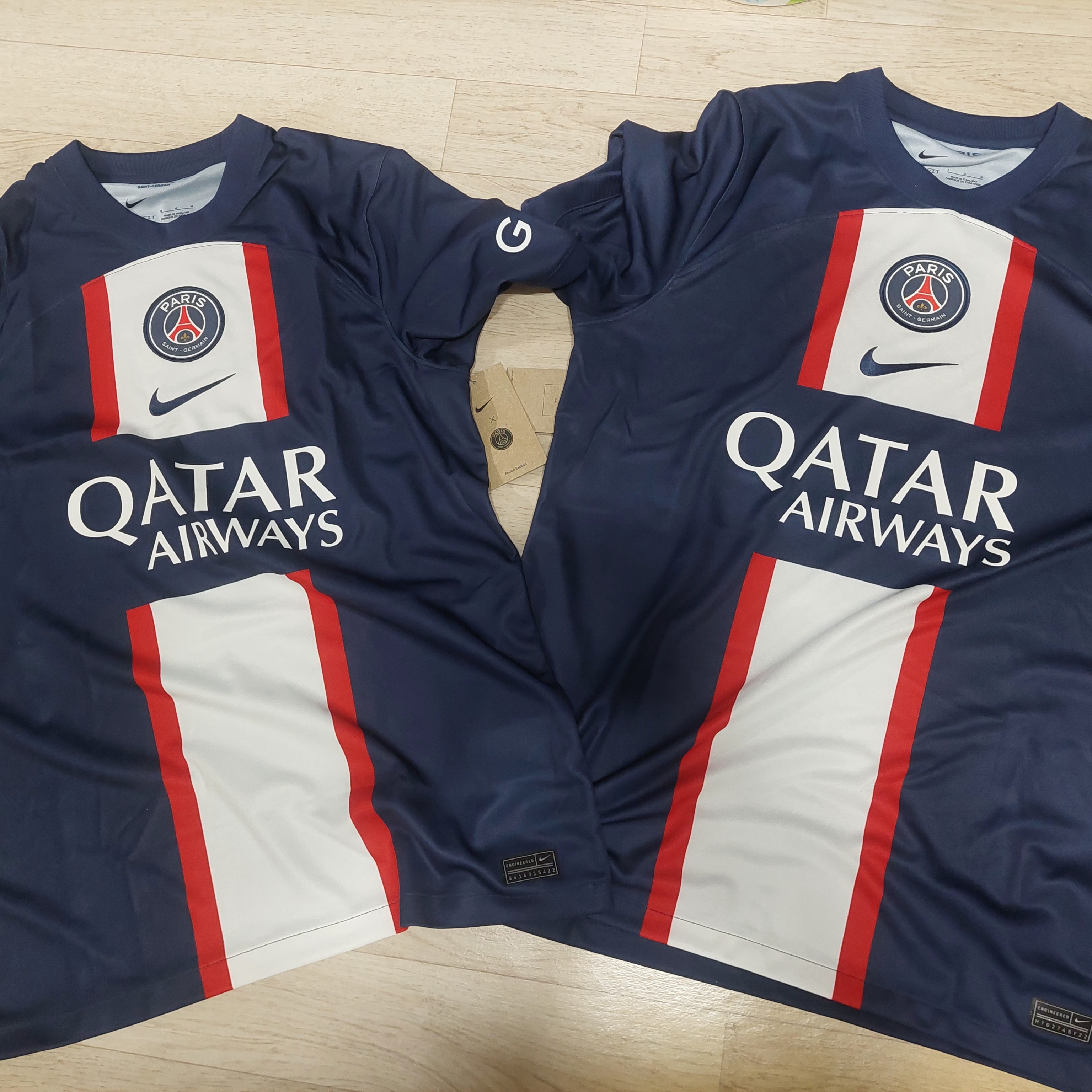 Nike Paris Saint-Germain 2022/23 Dri-Fit Stadium Home Jersey Midnight Navy (Non Marking Ver.) 착용 스타일