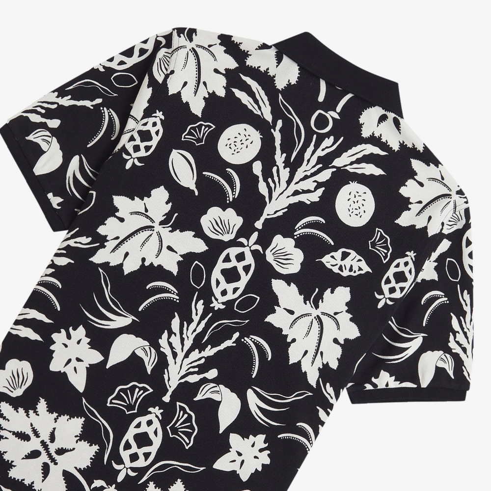 프레드페리x에이미와인하우스 프린트 프레드페리 셔츠 블랙(Fred Perry Womens Printed Fred Perry Shirt Black) - 4