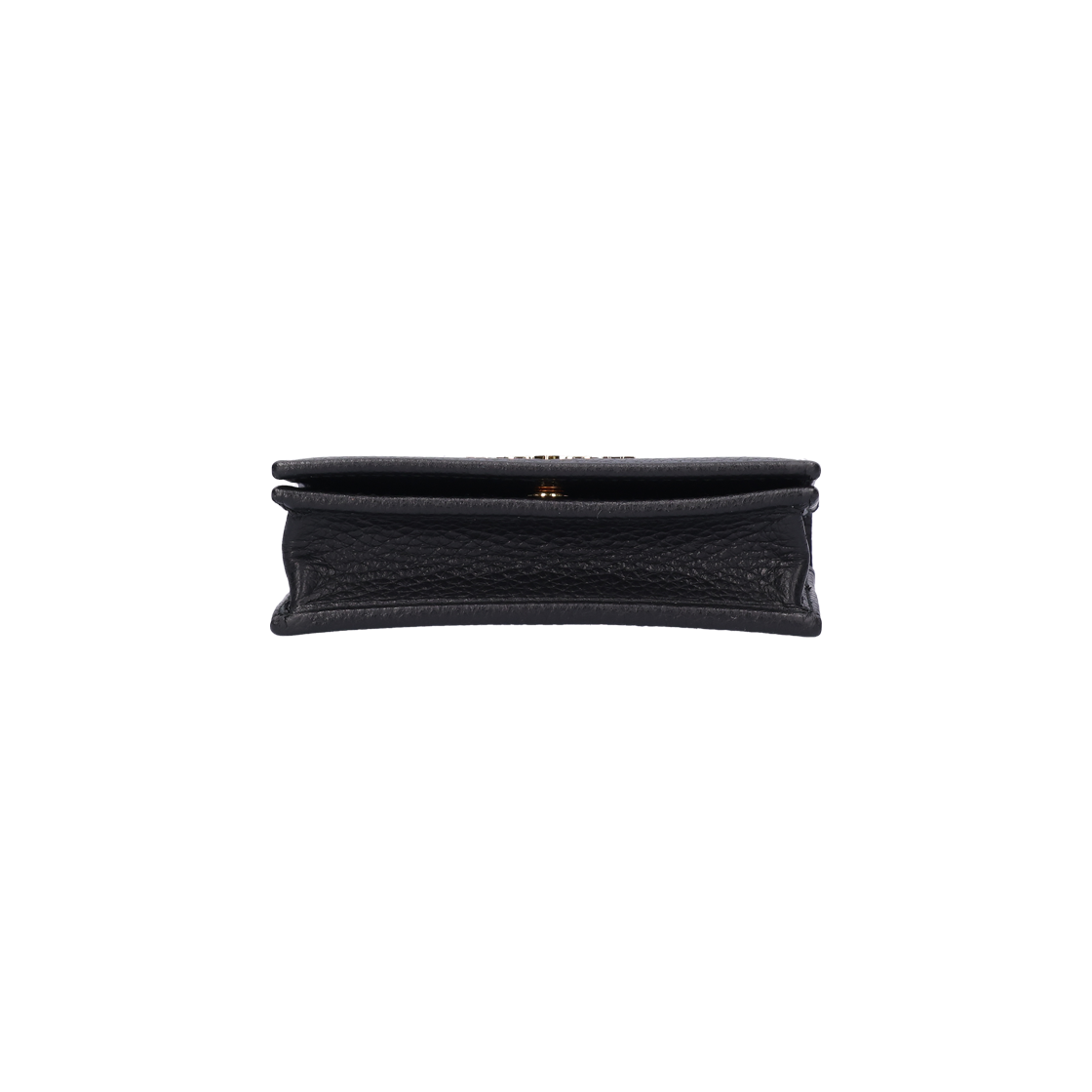 1MC122 Prada Vitello Grain Calfskin Card Holder in Black - #5