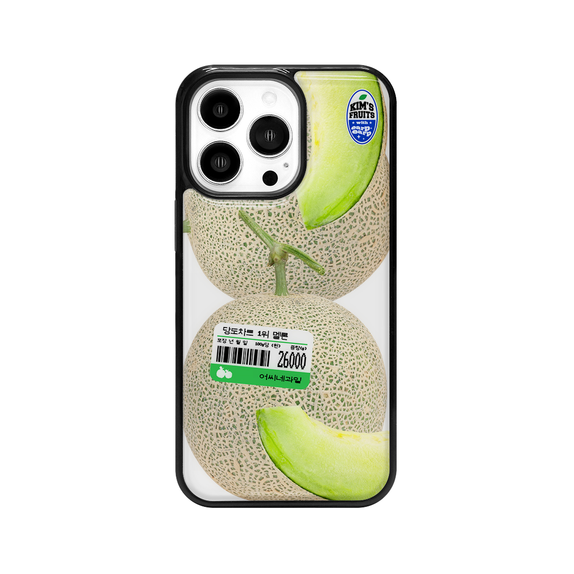 E2504_0207_4 [EARPEARP X KIMS FRUITS] No.1 Sweet – Melon (Epoxy) MagSafe