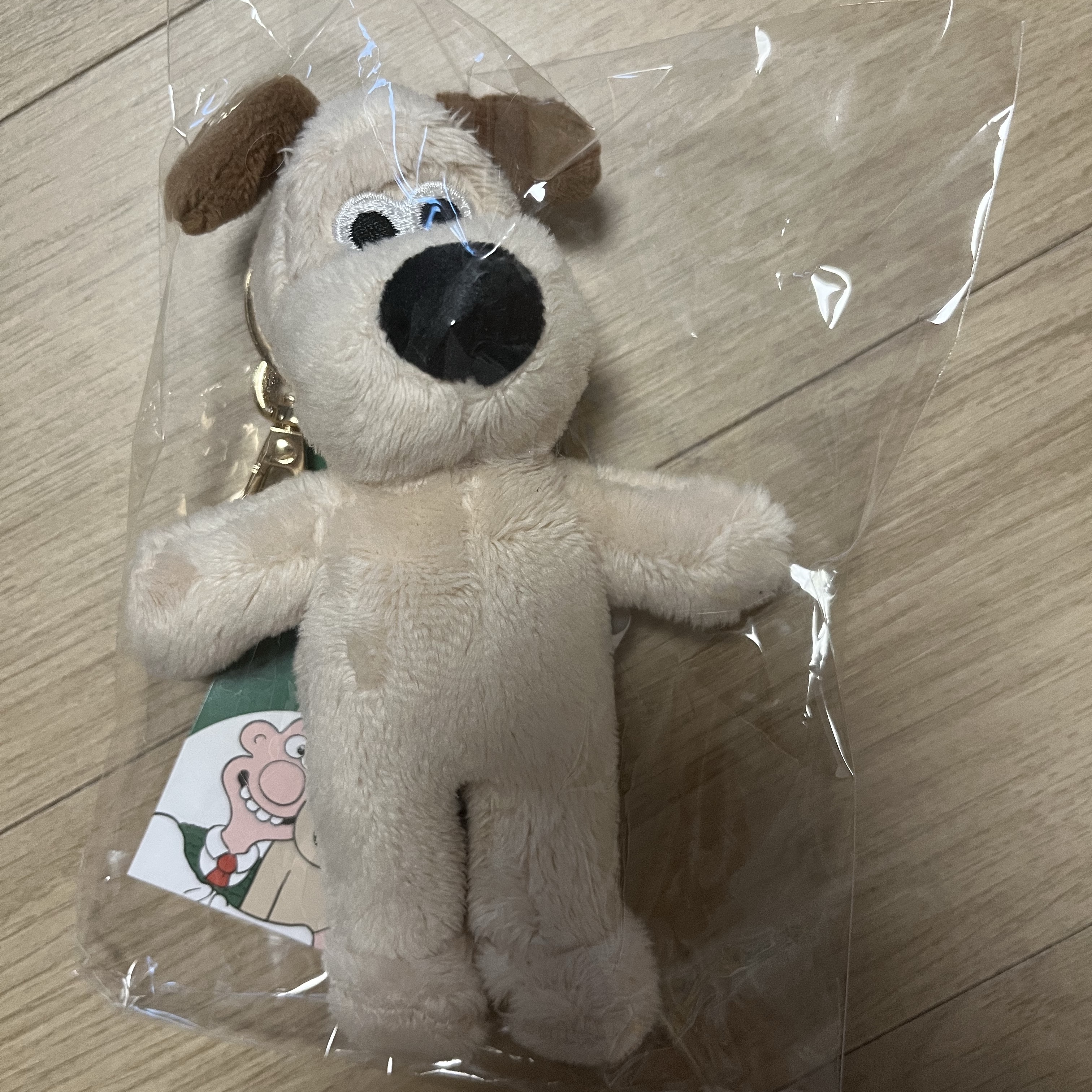 Dream C&C Wallace & Gromit Mini Keyring Plush 12cm 착용 스타일