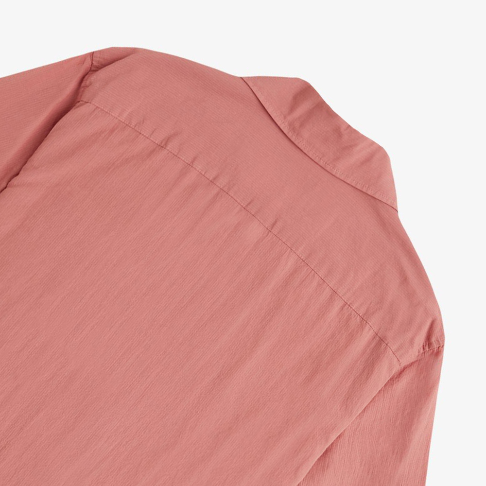 프레드페리 라이트웨이트 텍스쳐 리비어 칼라 셔츠 퍼티핑크(Fred Perry Lightweight Texture Revere Collar Shirt Putty Pink) - 4