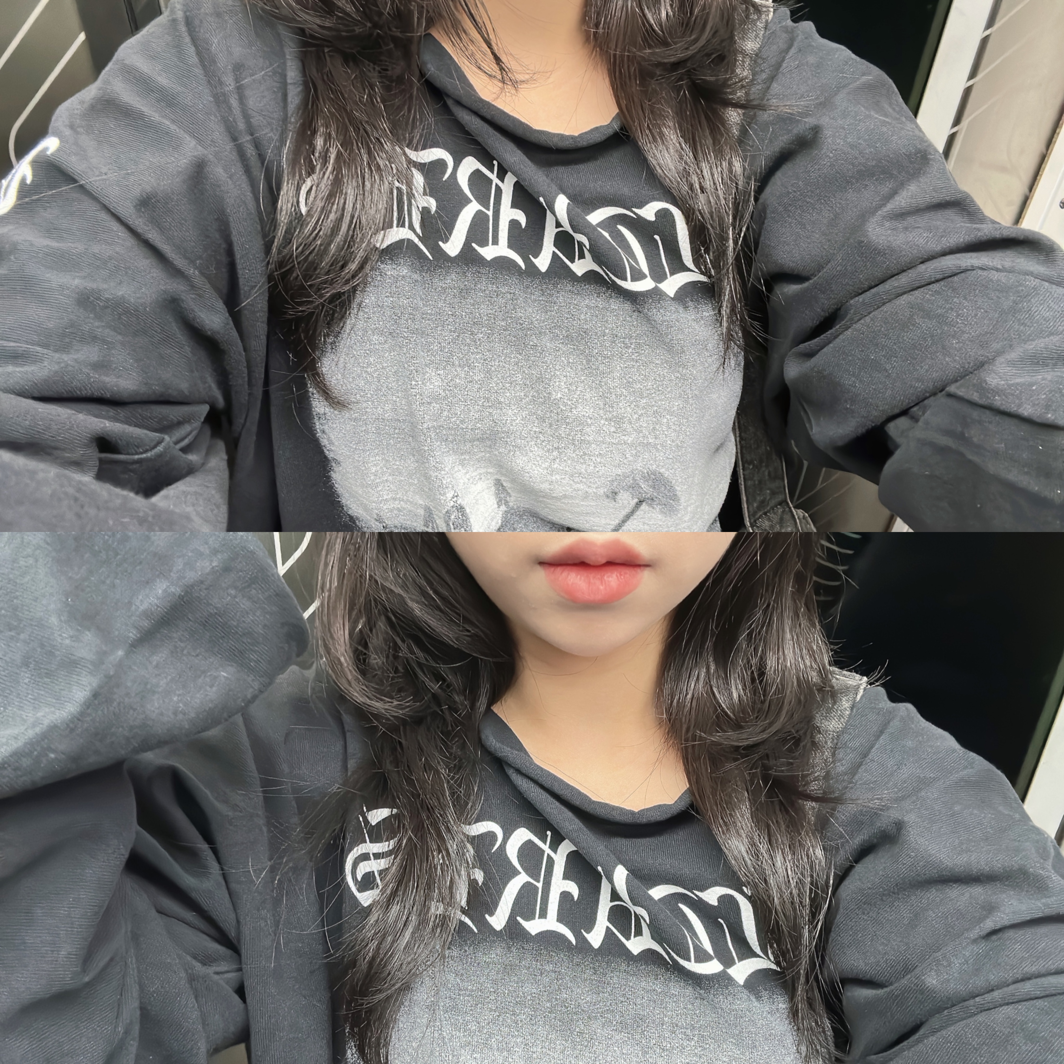 Yeezy Vultures Long T-Shirt Black 착용 스타일