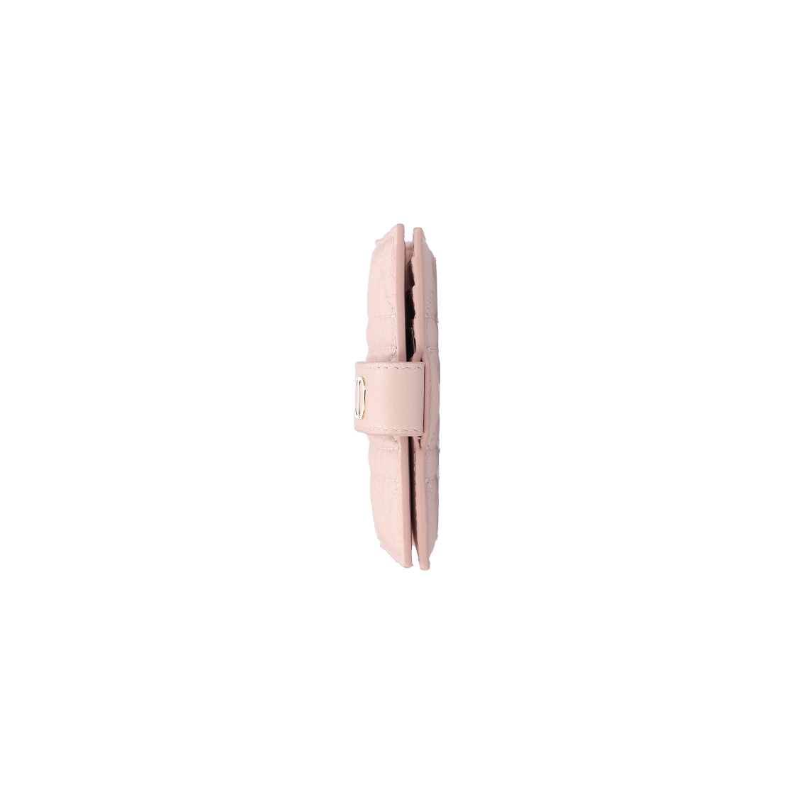 S5157UWHC Dior Caro Vertical Card Holder Calfskin Rose Powder - #4