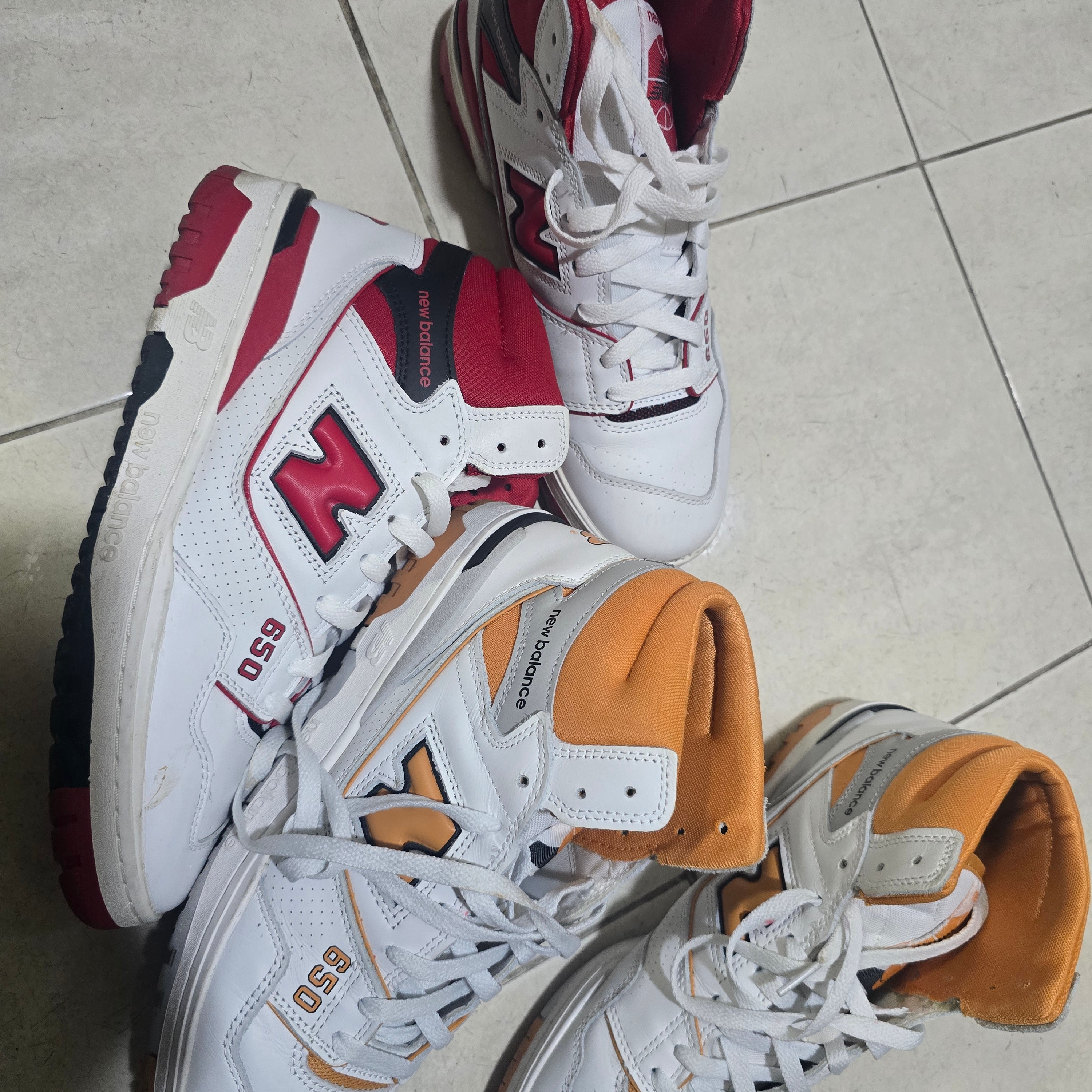 New Balance 650R White Canyon 착용 스타일