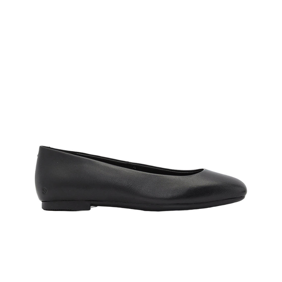 (W) 에코 마고 플랫 슈즈 블랙((W) Ecco Margot Flat shoes Black) - 1