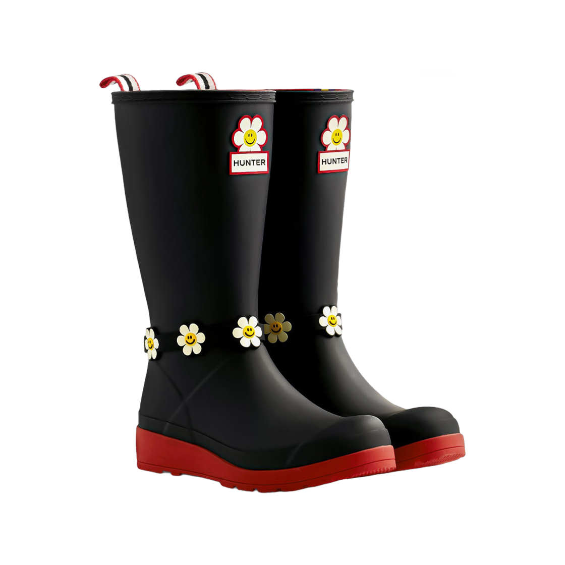 HCWC003FTA-BHE (W) Hunter x Wiggle Wiggle Play Tall Rain Boots Black - #2