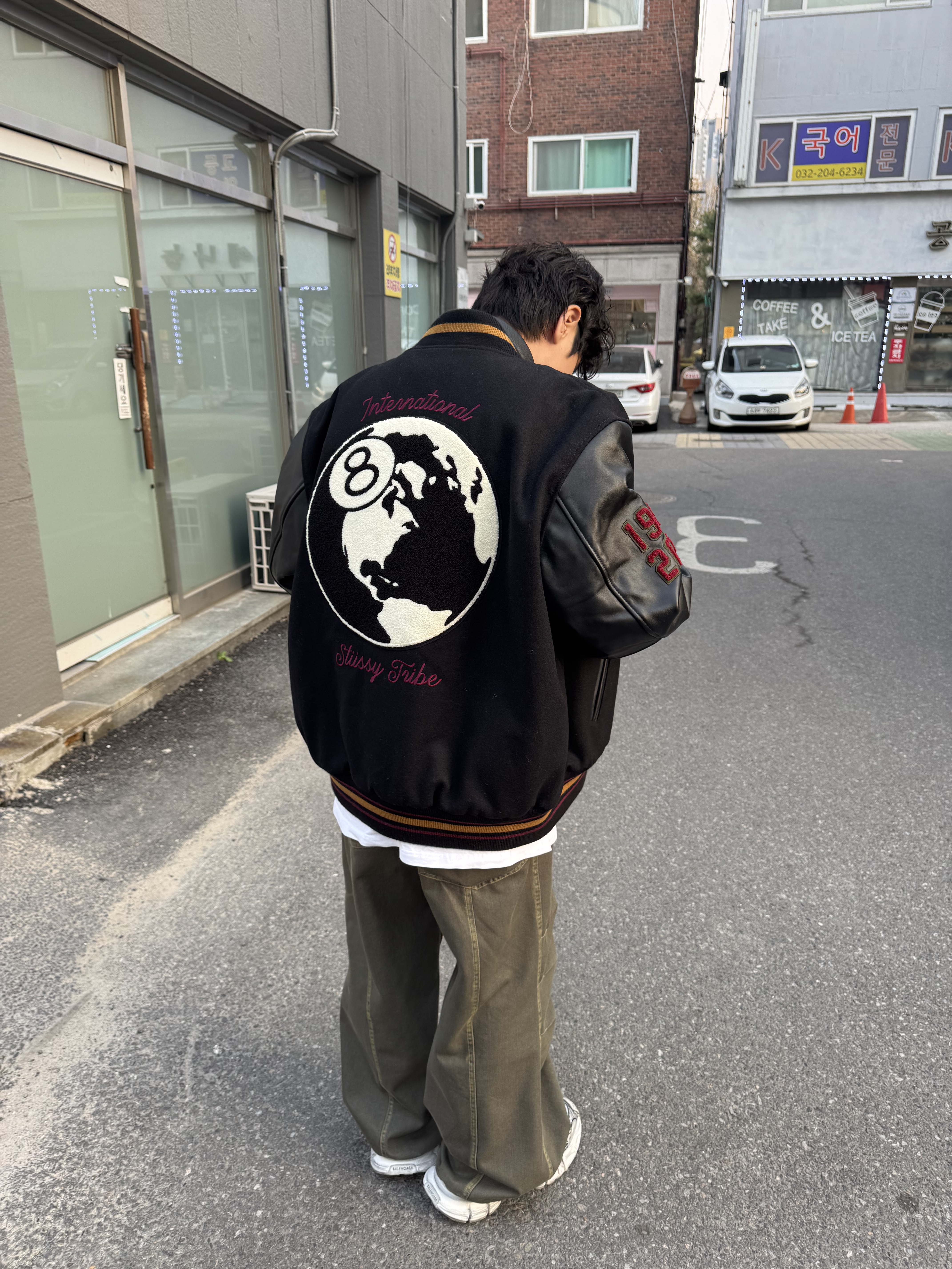 Stussy 40th Anniversary IST Jacket (Seoul) 착용 스타일