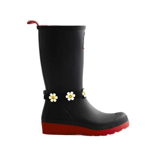 (W) Hunter x Wiggle Wiggle Play Tall Rain Boots Black