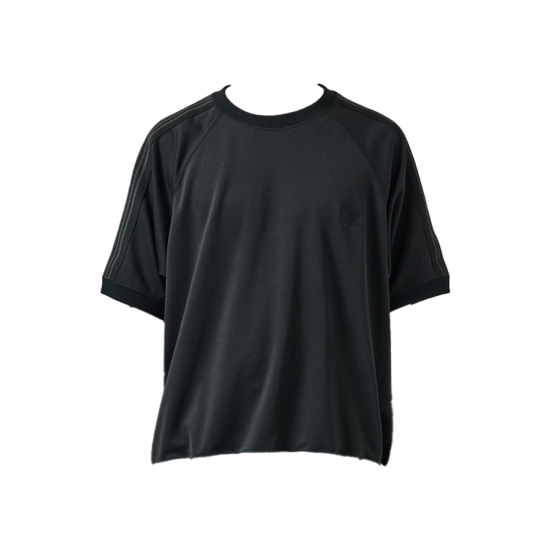 니들스 x 스튜디오스 트랙 숏슬리브 크루넥 티셔츠 쿨 블랙