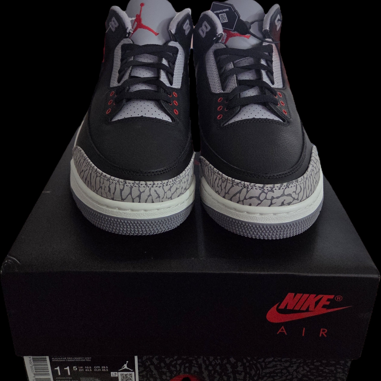 Jordan 3 Retro Black Cement 2024 착용 스타일 - 2