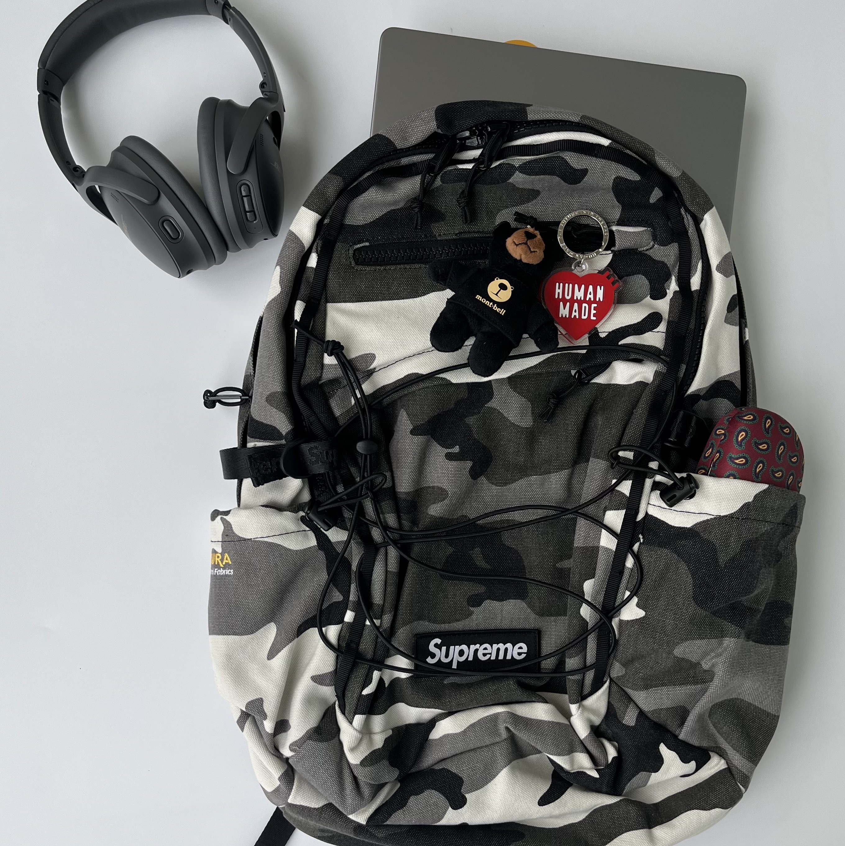 Supreme Backpack Snow Camo - 25SS 착용 스타일 - 2
