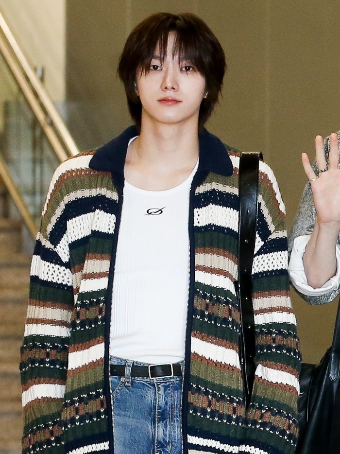 STU Multi Collar Zip UP Sweater 착용 스타일 - 3