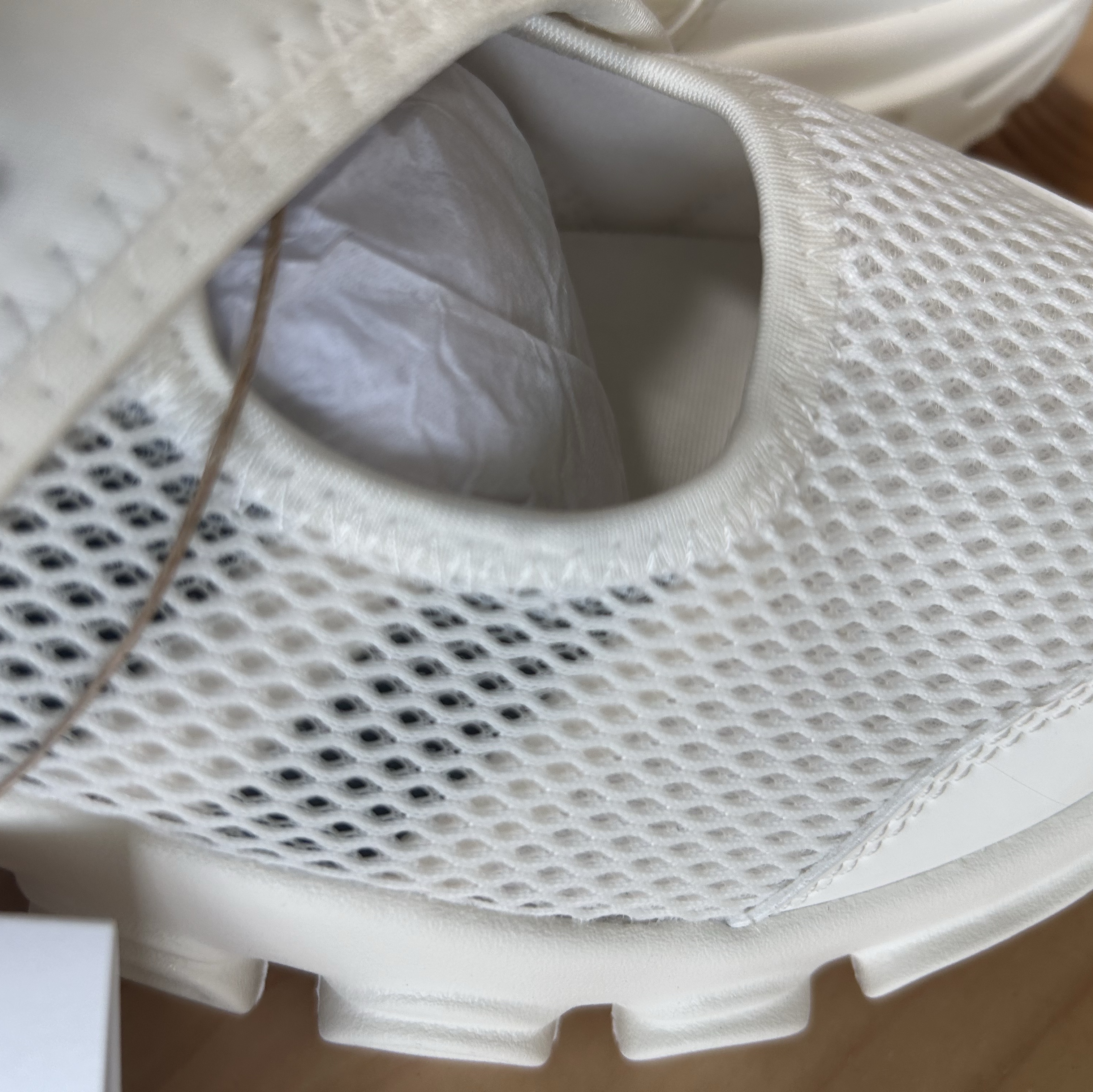 (W) Adidas Adifom Megajane Cloud White Iron Metallic 착용 스타일