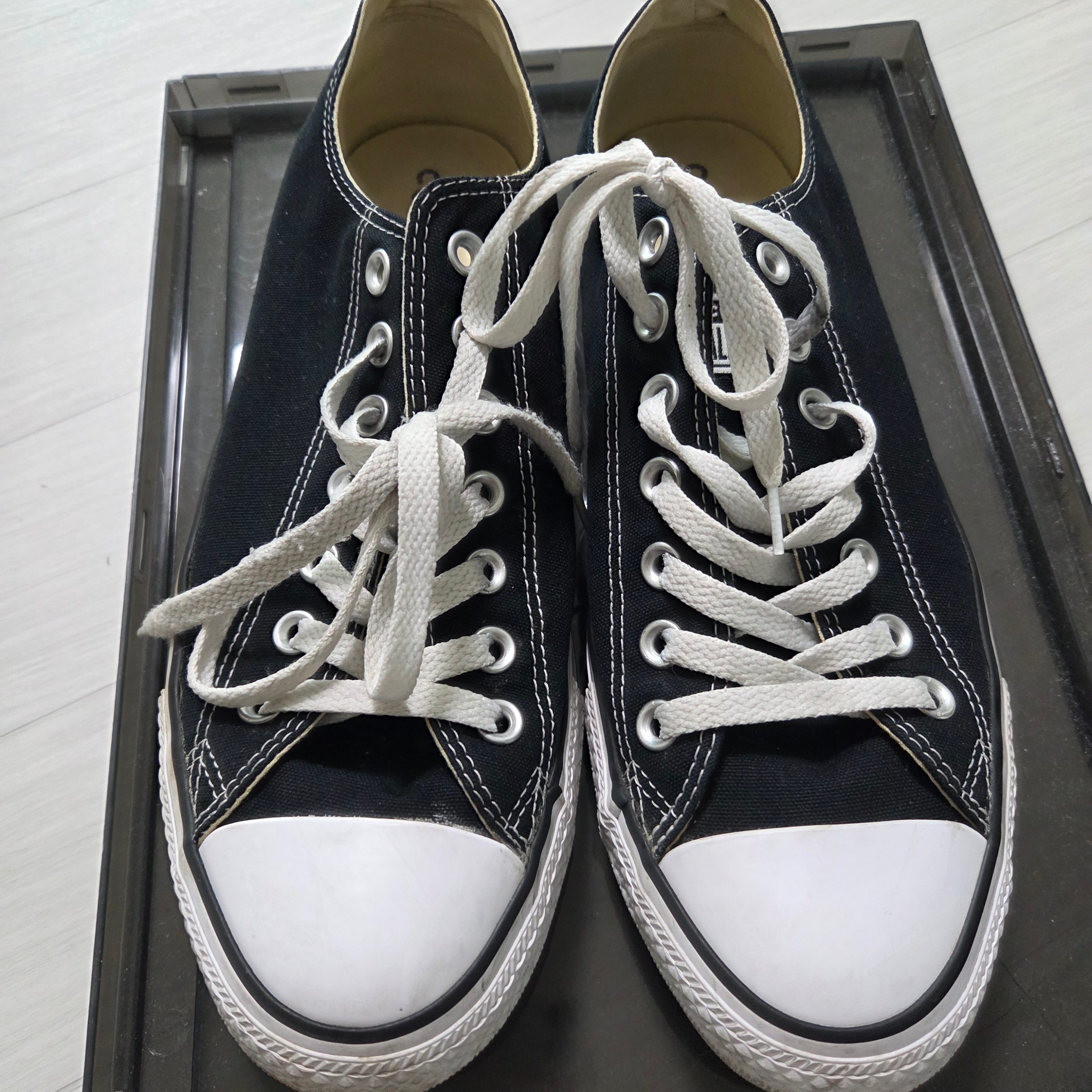 Converse Chuck Taylor All Star Ox Black 착용 스타일