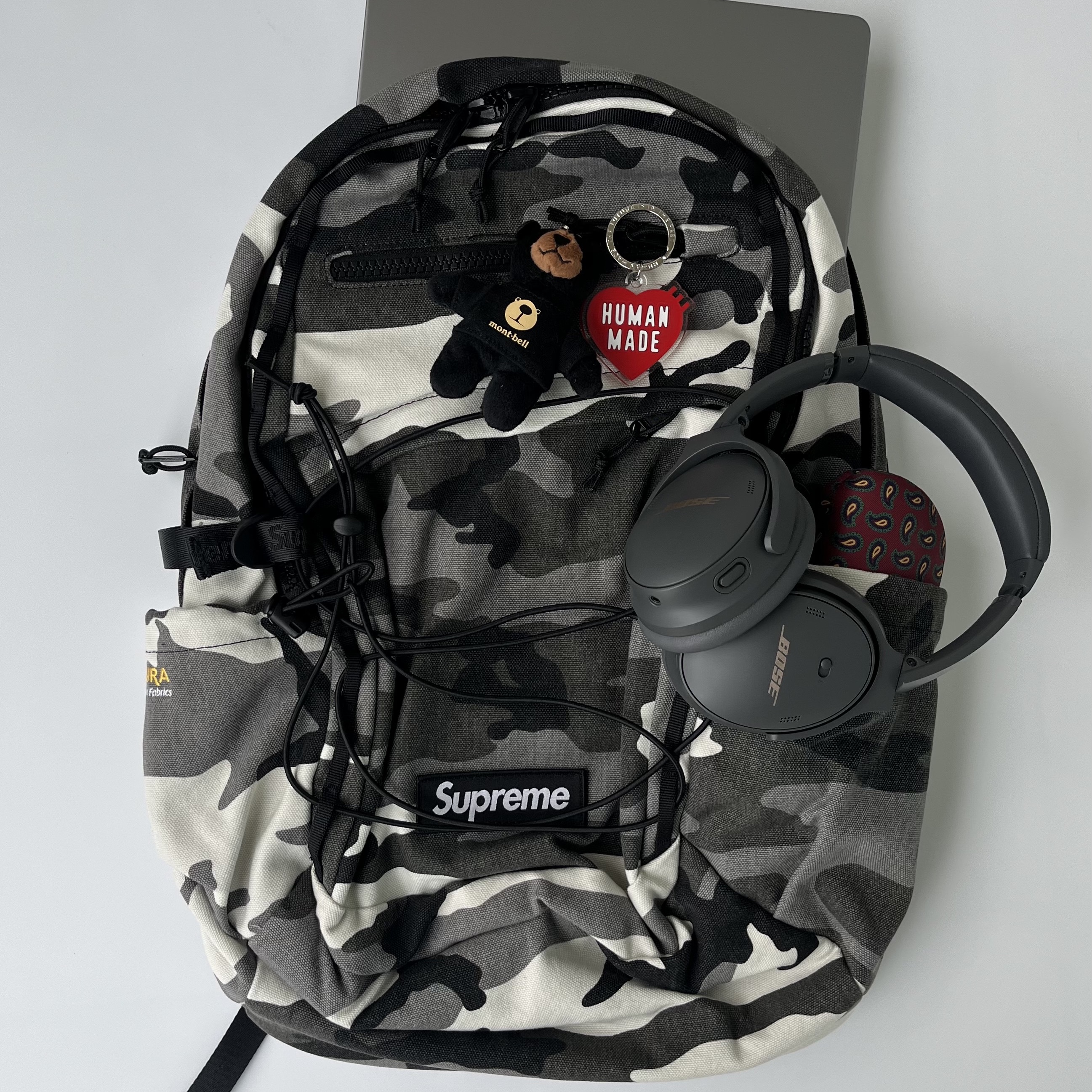 Supreme Backpack Snow Camo - 25SS 착용 스타일 - 1