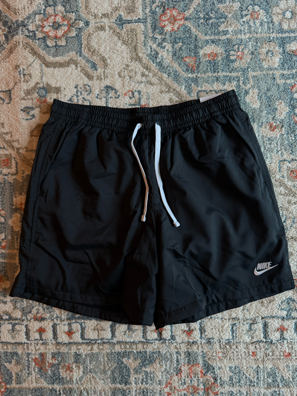 Nike NSW Woven Shorts Black - Asia 착용 스타일 - 1