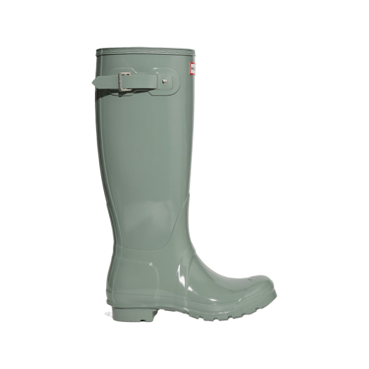(W) Hunter Original Tall Gloss Boots Sweet Gale Green