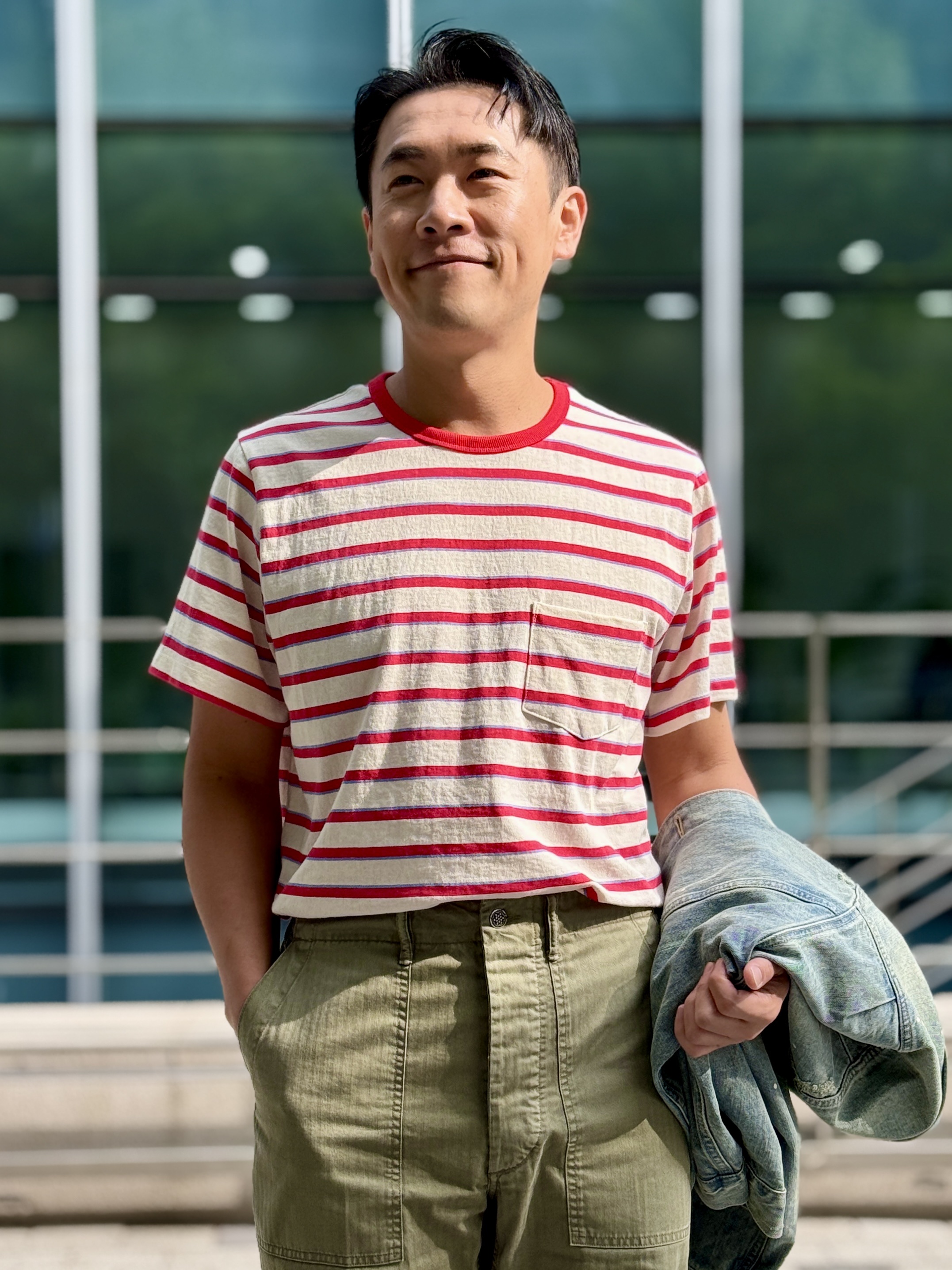 Vans Vault OG Authentic LX Chili Pepper Red 착용 스타일 - 6