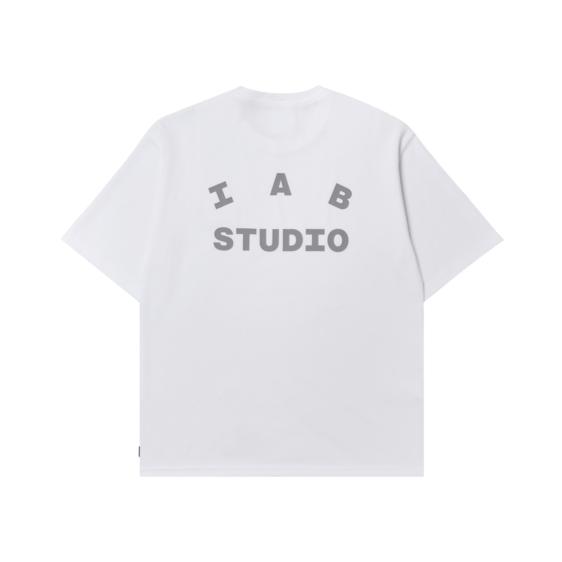 아이앱 스튜디오 티셔츠 화이트 그레이(IAB Studio T-Shirt White Gray)