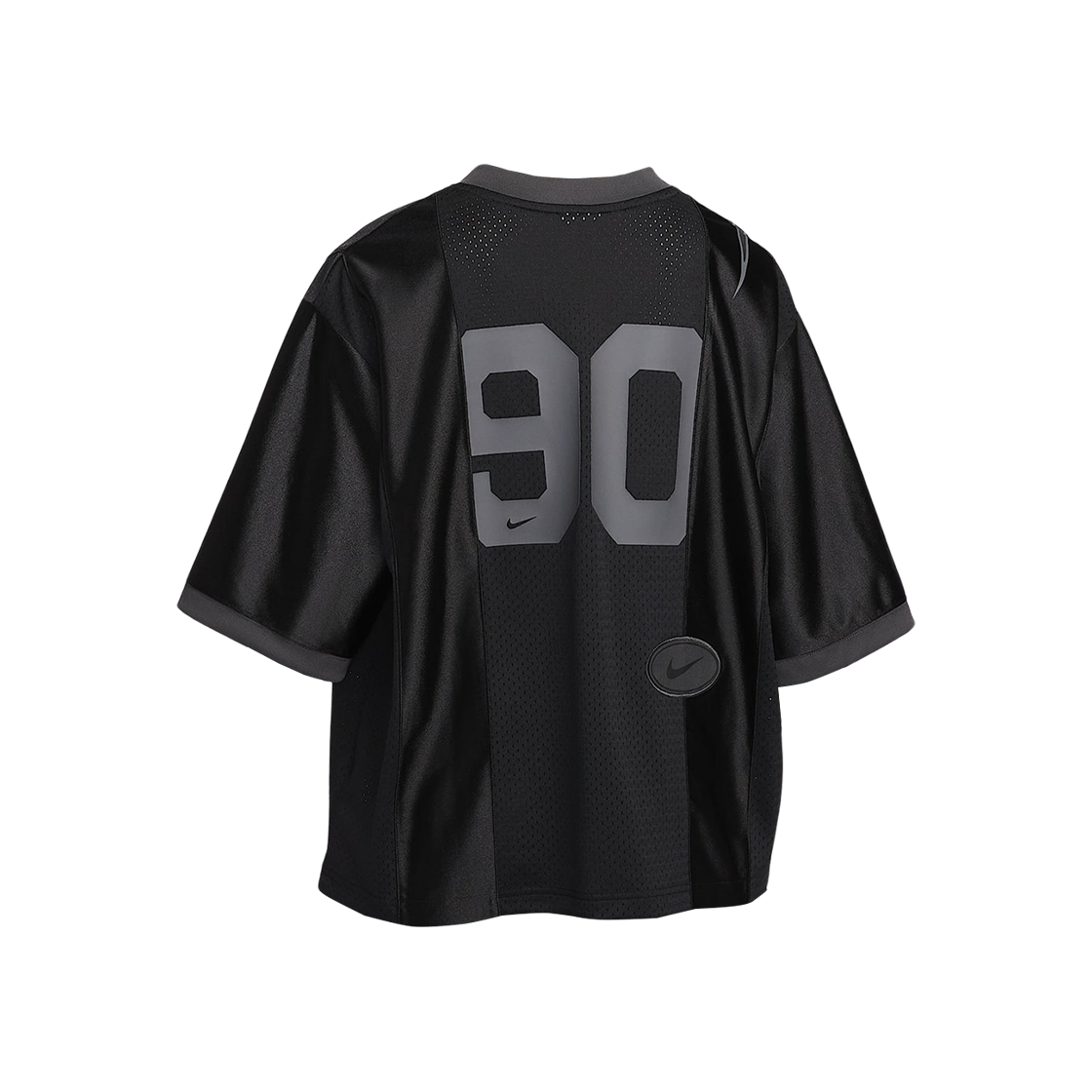 HJ0281-010 (W) Nike NSW Street Oversized Graphic Jersey Black - Asia - #2