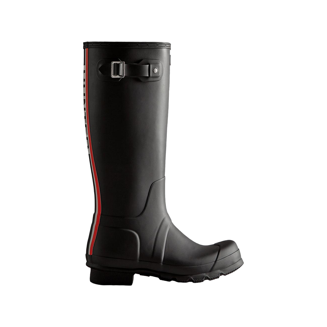 MFT9353RMA-BLK Hunter Original Tall Hunter Tri-Colour Logo Backstrap Boots Black