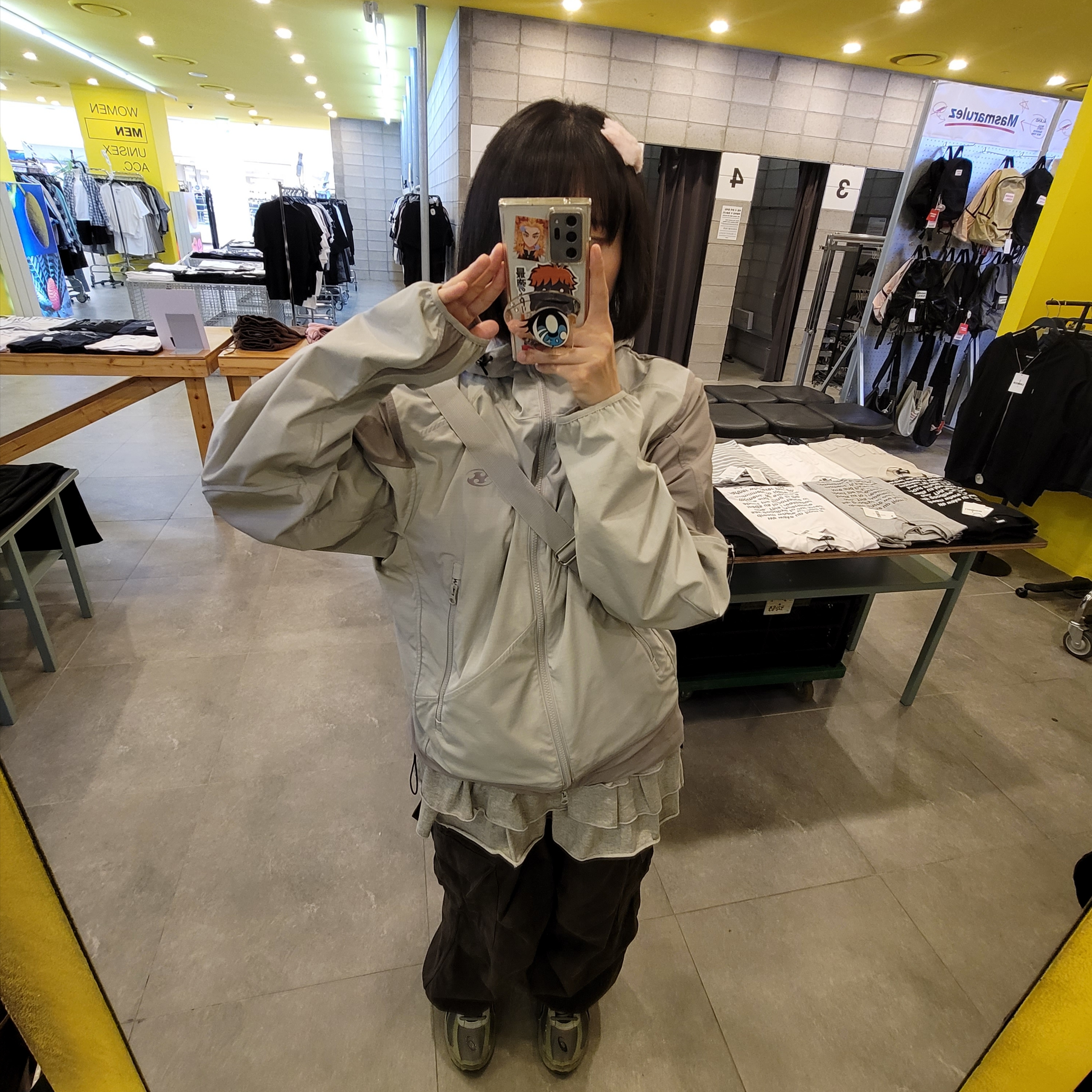 Sansan Gear Insulation Jacket Grey, Asics Jog 100 S Sheet Rock - 2E Wide 착용 스타일 - 2