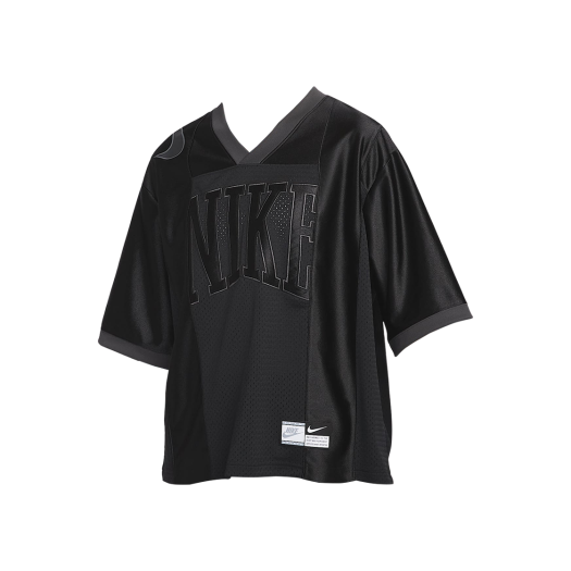 (W) Nike NSW Street Oversized Graphic Jersey Black - Asia