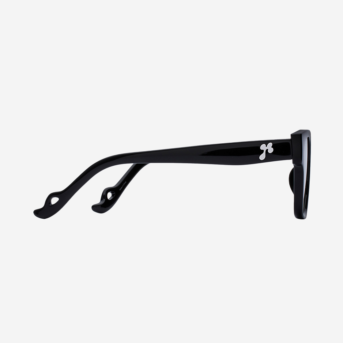 리끌로우 아세테이트 리퍼 선글라스 블랙(RECLOW Acetate Reaper Sunglass Black) - 4