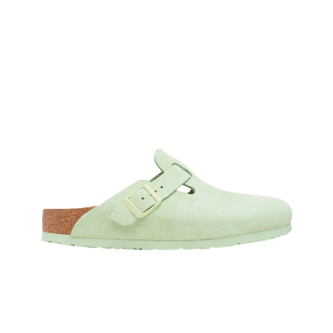 1027648 Birkenstock Boston BS Faded Lime - Regular