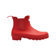 (W) Hunter Original Chelsea Boots Military Red