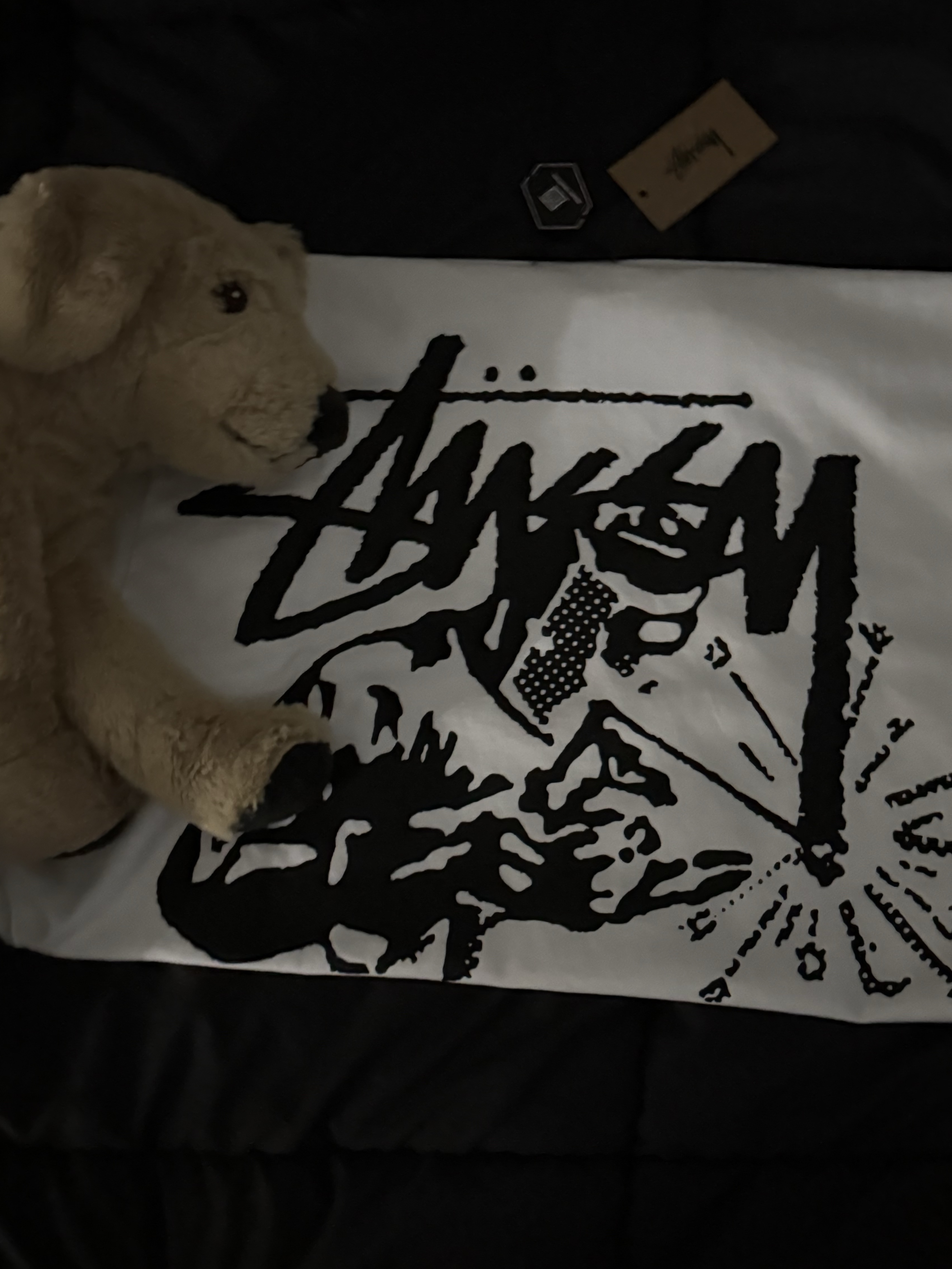 Stussy Welder T-Shirt White 착용 스타일
