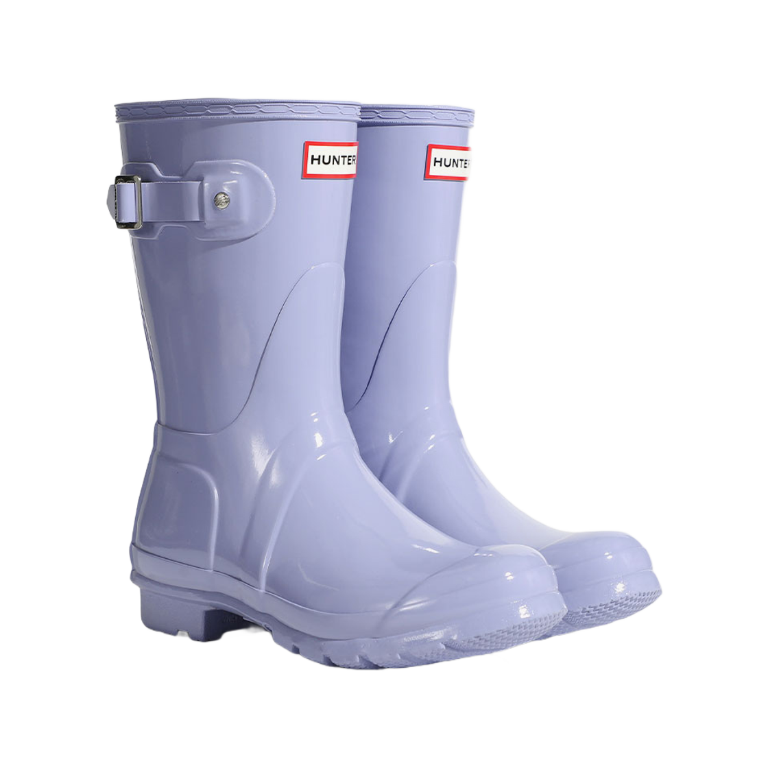 (W) 헌터 오리지널 쇼트 글로스 부츠 드리프팅 시슬((W) Hunter Original Short Gloss Boots Drifting Thistle) - 2