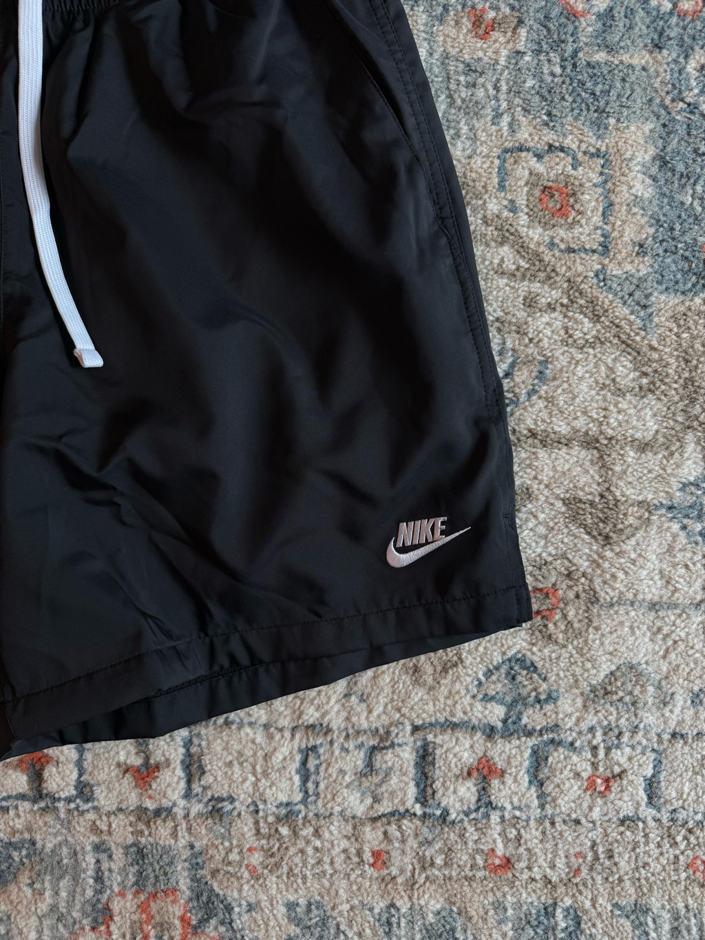 Nike NSW Woven Shorts Black - Asia 착용 스타일 - 2