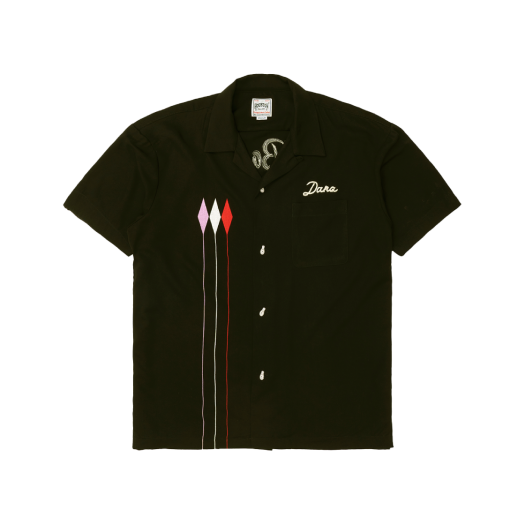 41225BK Houston Japan Bowling Shirt Torrance Black 41225