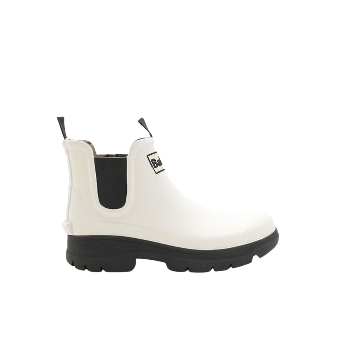 - (W) Barbour x Emmi Side Gore Rain Boots Ivory