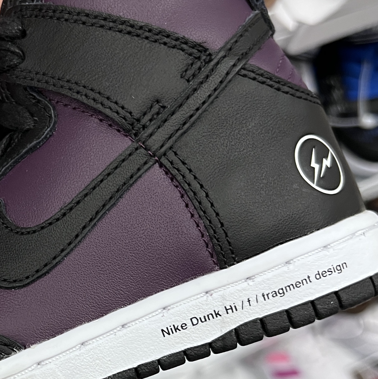 (PS) Nike x Fragment Dunk High Black 착용 스타일